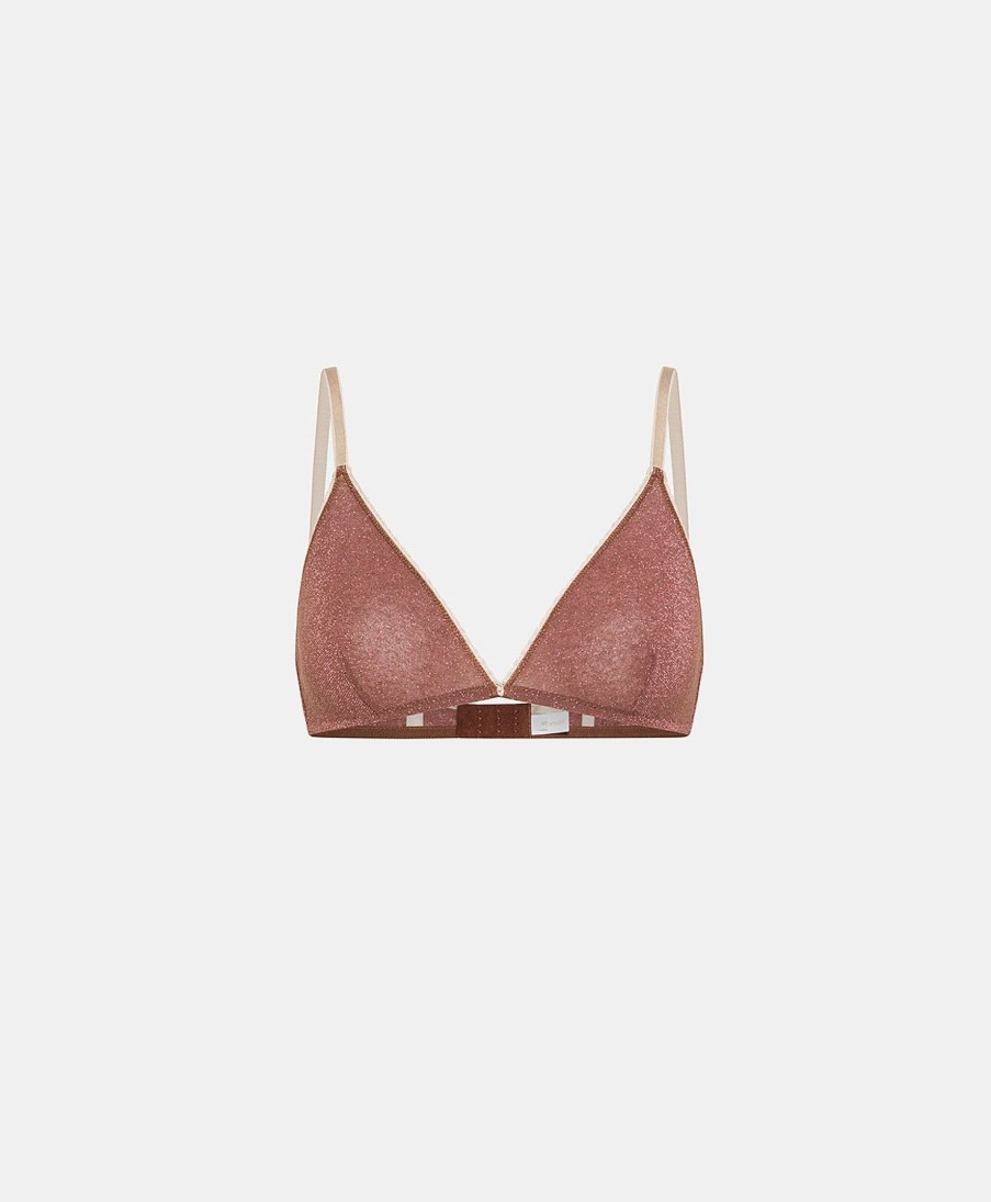 Momoni Reggiseni | Reggiseno Amethist In Jersey Lurex - Terracotta