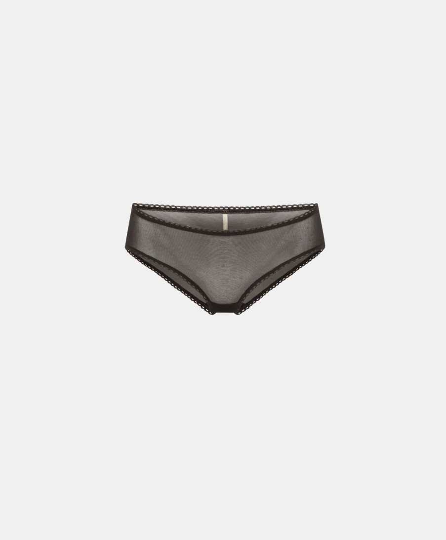 Momoni Slip | Slip Amaca In Tulle - Nero