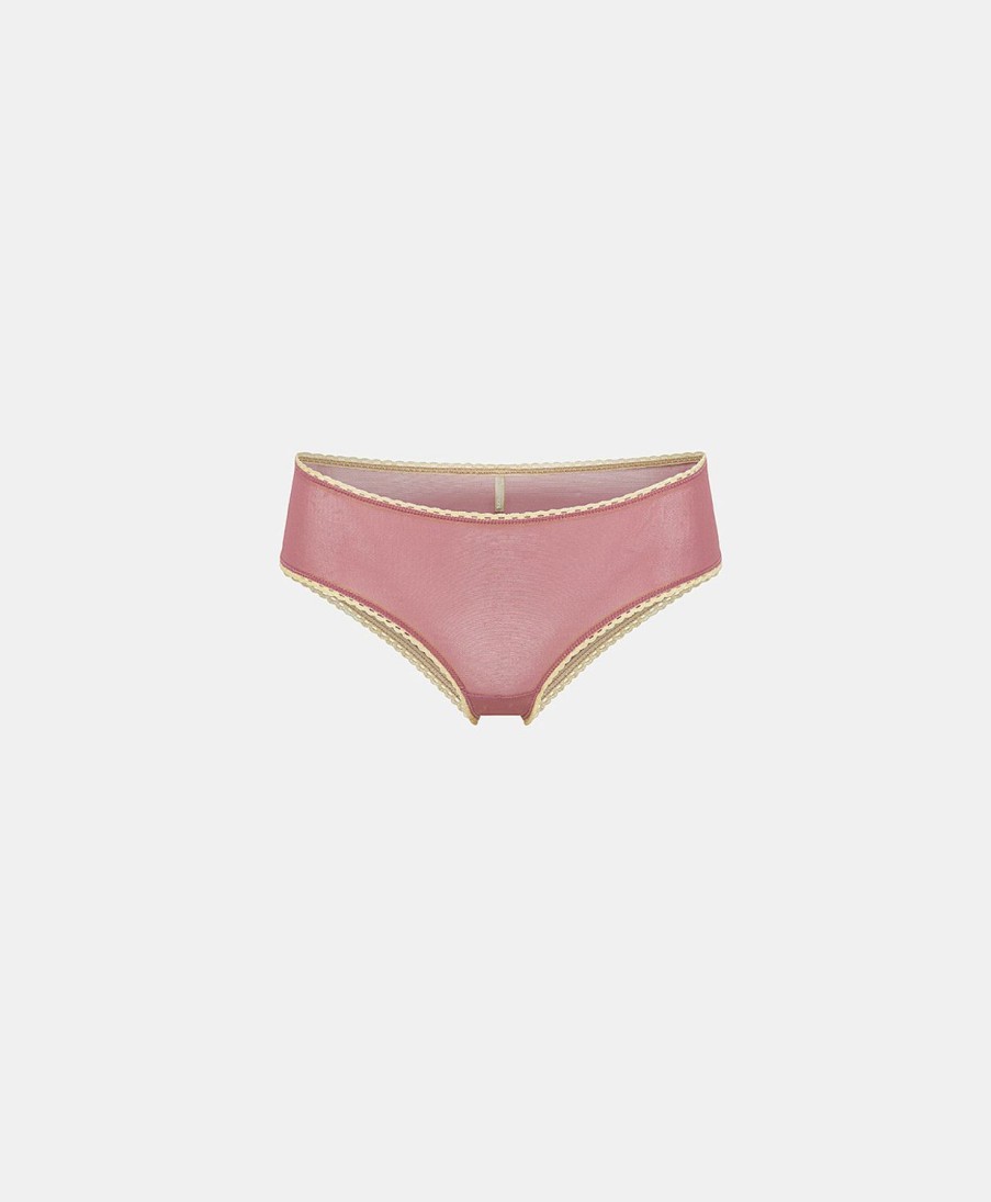 Momoni Slip | Slip Amaca In Tulle - Rosa Antico