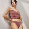 Momoni Body E Tute | Top Airelle In Jersey Lurex - Terracotta