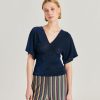 Momoni T-Shirts E Top | Tshirt Milly In Jersey Lurex - Bluette