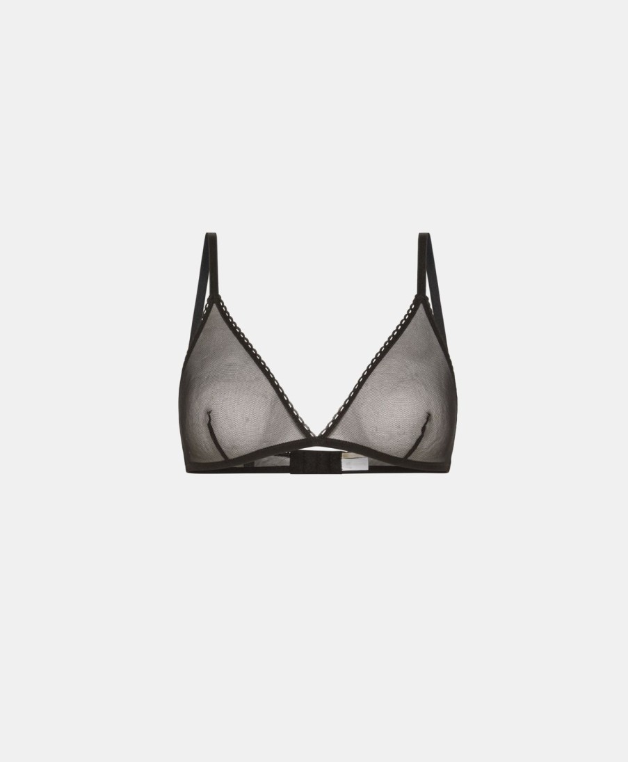 Momoni Reggiseni | Reggiseno Amethist In Tulle - Nero