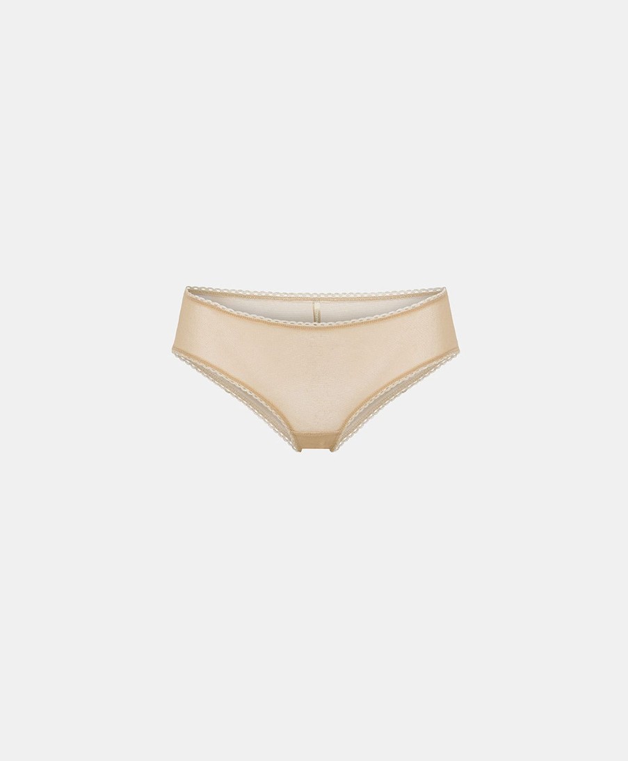 Momoni Slip | Slip Amaca In Tulle - Carne