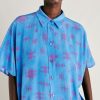 Momoni Completi E Talleur | Camicia Brooklyn In Crepe De Chine - Bluette/Fucsia