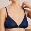 Momoni Reggiseni | Reggiseno Amethist In Jersey Lurex - Bluette