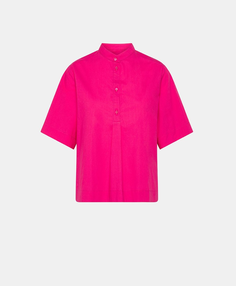 Momoni Bluse E Camicie | Blusa Mialli In Popeline - Fucsia